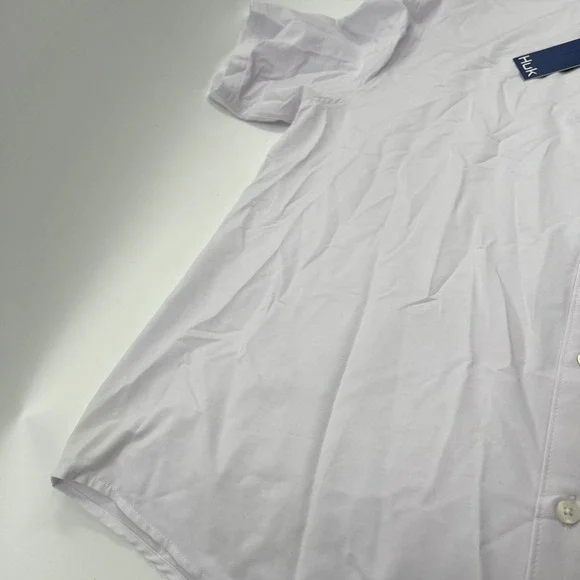 HUK Kona Fishing Hook Performance Shirt Men 2XL White SS Button Up NEW *FLAW - Picture 6 of 13